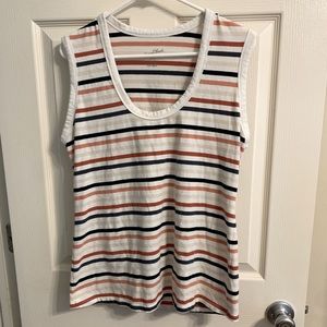 Universal Thread Rainbow Striped Tank Sz Large